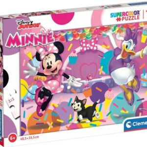 Disney Puslespil - Minnie - Super Color - 104 Brikker - Clementoni
