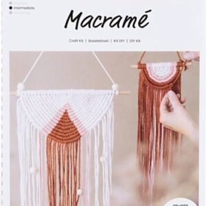 Diy Macramé Vægdekoration Kit - øvet