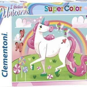 Enhjørning Puslespil - Unicorns - Color - Clementoni - 104 Brikker