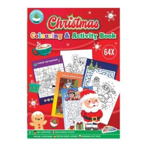Grafix Christmas Coloring and Activity Book A4 (ENG)