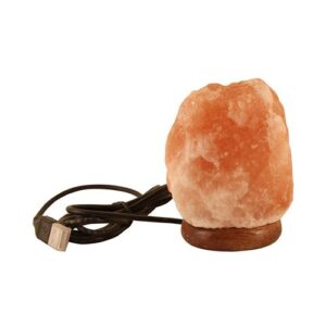 Himalaya salt USB lampe naturel pink 500-1000g - 1 stk