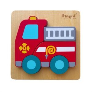 Magni - Brandbil puslespil, FSC 100%