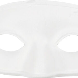 Mal Selv Maske - Halvmaske - Hvid