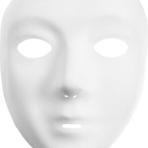 Mal Selv Maske - Helmaske - Hvid