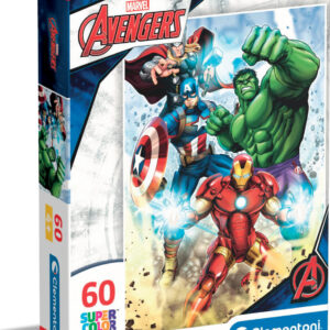 Marvel Puslespil - Avengers - Super Color - Clementoni - 60 Brikker