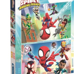 Marvel Puslespil - Spidey - Super Color - 2x60 Brikker - Clementoni