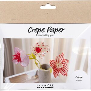 Mini DIY Kit Crepepapir, Blomster