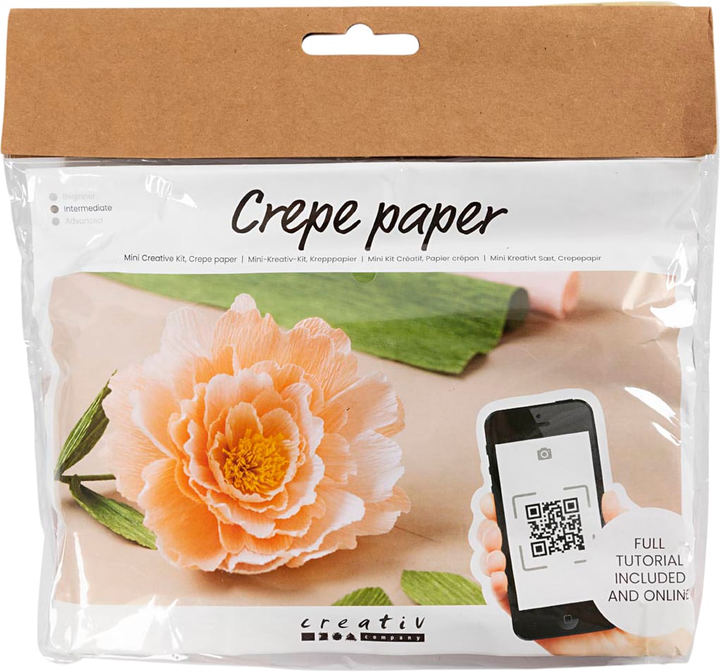 Mini DIY Kit Crepepapir, Pæon