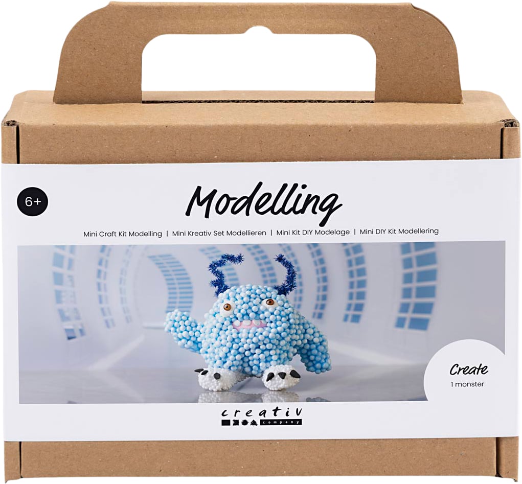 Mini DIY Kit Modellering, Monster Bobby