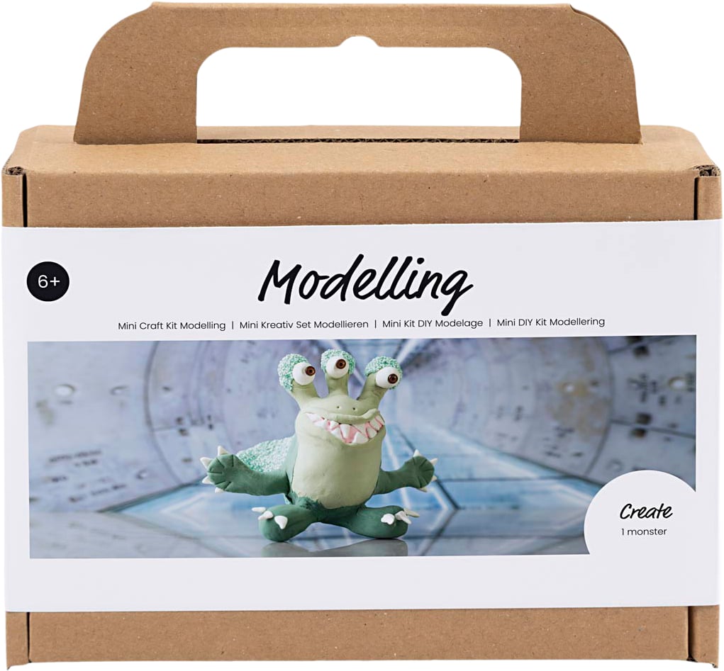 Mini DIY Kit Modellering, Monster Lulu