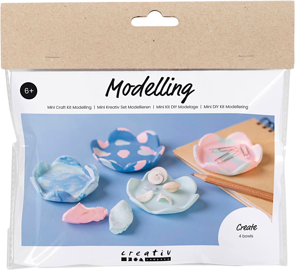 Mini DIY Kit Modellering, Skåle