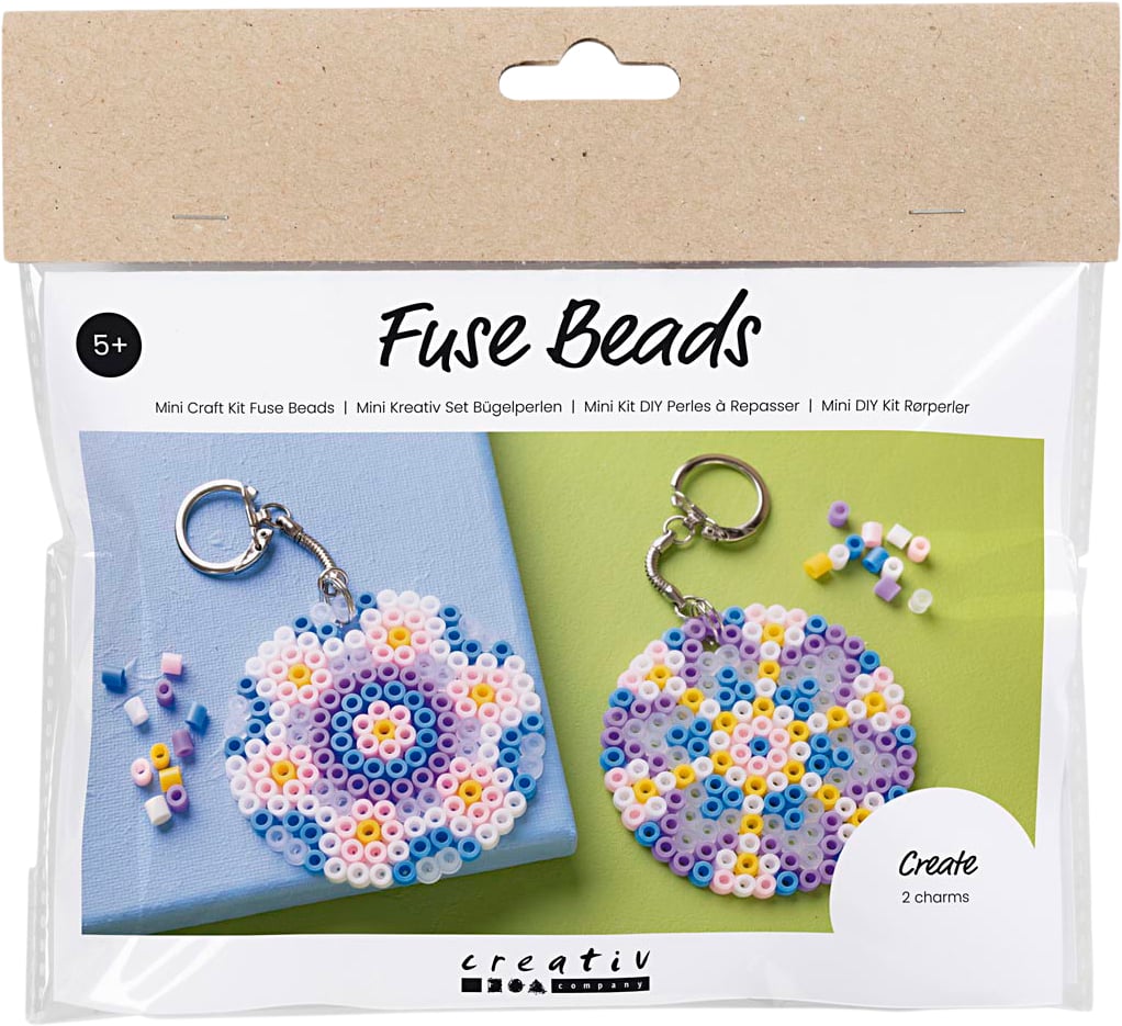 Mini DIY Kit Rørperler, Charms/taskepynt