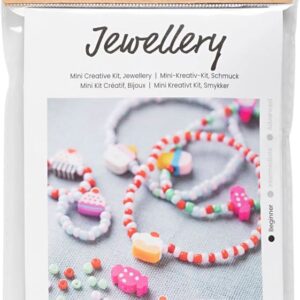 Mini DIY Kit Smykker, Elastikarmbånd og Ring