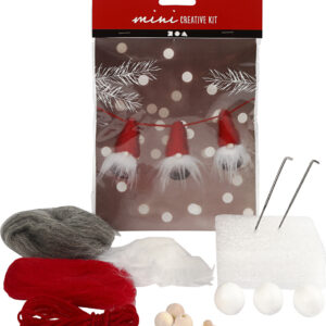 Mini Diy Kit - Næsenisser På Snor - H 6 Cm