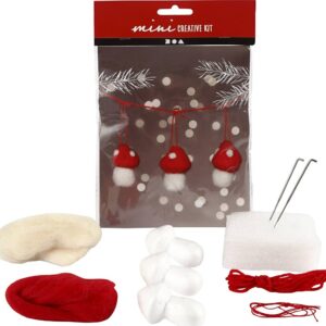 Mini Diy Kit - Paddehatte På Snor - H 5.5 Cm