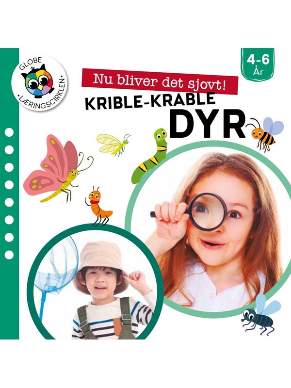 Nu bliver det sjovt - Krible-Krable dyr - Børnebog - hardcover