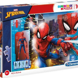 Spiderman Puslespil - Marvel - 104 Brikker - Clementoni
