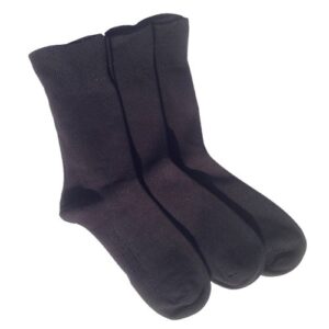 Strømper 3 par sort str. 37-41 Bambus - 1 pakke - Bamboo Pro