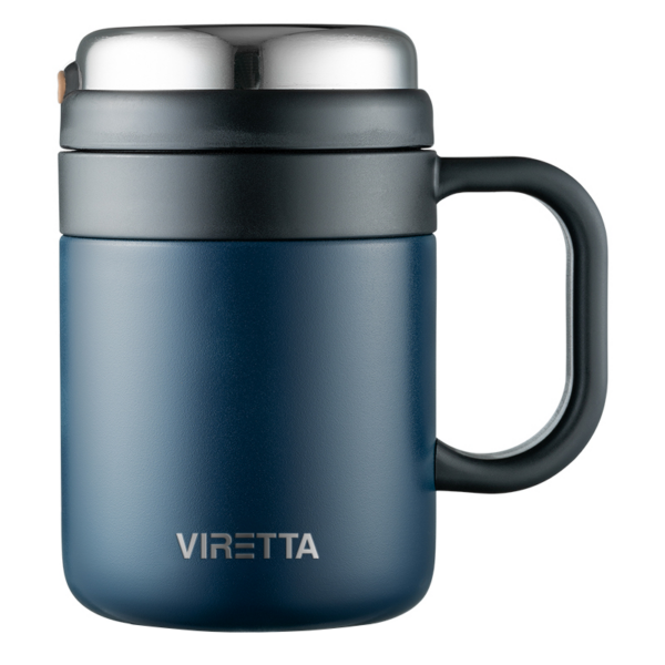 Viretta Premium Kaffe & Te Termokop til rejse - Blå - 500ml