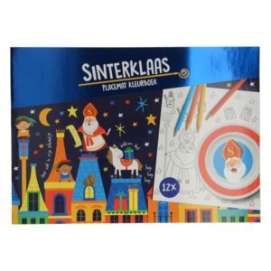 Wins Holland - Placemats Coloring Book Sinterklaas 12 pcs.