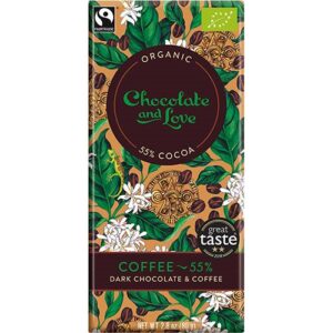 Chocolate and Love Chokolade Coffee 55% Økologisk - 80 g