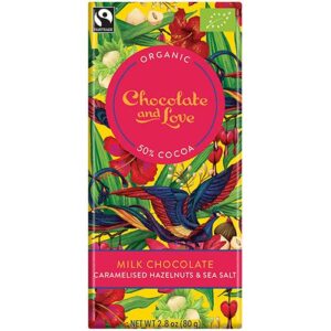 Chocolate and Love Chokolade Milk Hazelnut Økologisk - 80 g