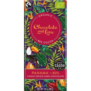 Chocolate and Love Chokolade Panama 80% Økologisk - 80 g