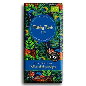 Chocolate and Love Chokolade Rich Dark 71% Ø - 80 g.