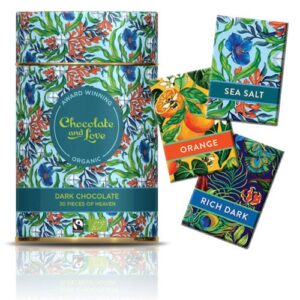 Chocolate and Love Gavedåse Chokolade Seasalt Ø, 30x5,5g - 165 g