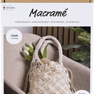 DIY Kit Macramé, Taske