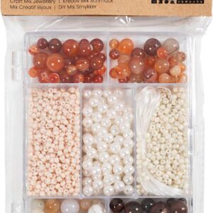 DIY Mix Smykker, Agater, str. 2,610 mm, Hulstr. 0,8-1,8 mm,