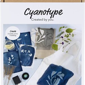 Diy Kit Cyanotypi - Tekstil - Blå
