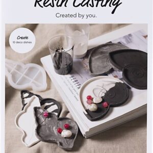 Diy Kit Resin Støbning - Konkylie - Sort - Hvid