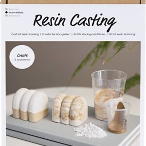 Diy Kit Resin Støbning - Skulptur - Beige - Off White