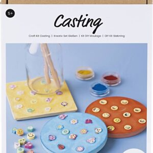 Diy Kit Støbning - Platter - Blå - Rød - Gul