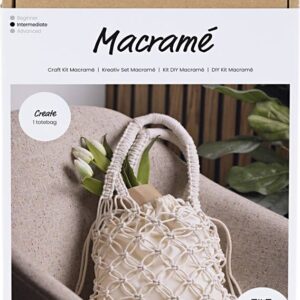 Diy Macramé Kit - Taske - Hvid