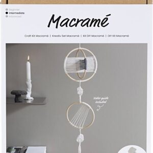 Diy Macramé Kit - Uro - Grå - Off White