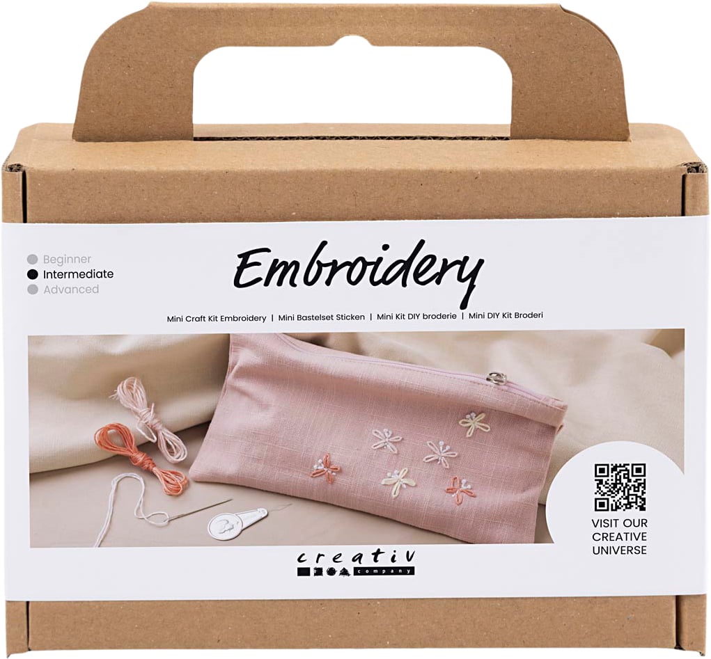 Mini DIY Kit Broderi, Clutch