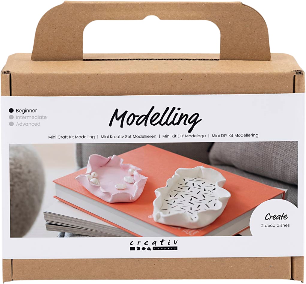 Mini DIY Kit Modellering, Skål