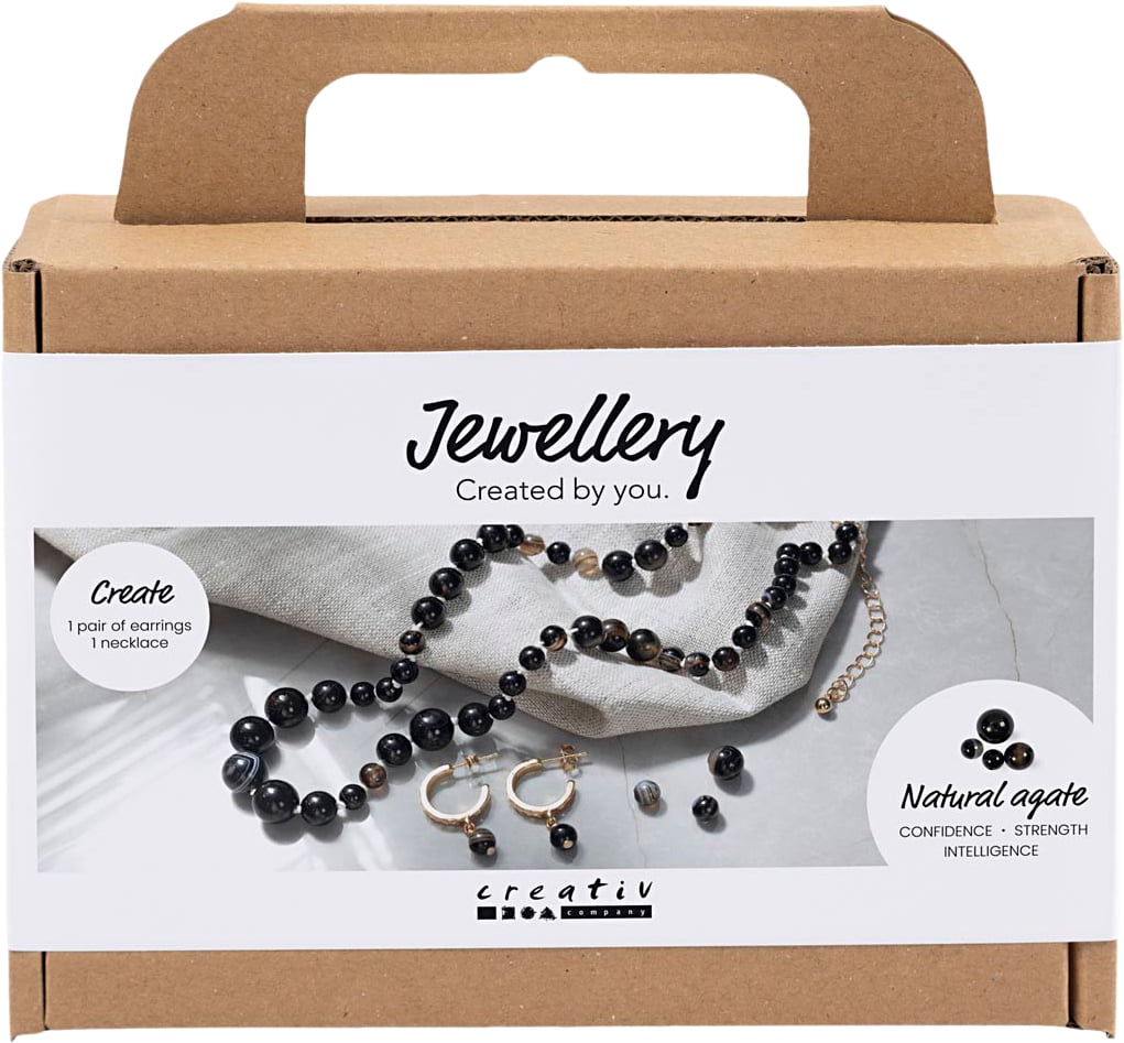 Mini DIY Kit Smykker, Halskæde og Øreringe