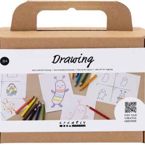 Mini DIY Kit Tegning, Monstre