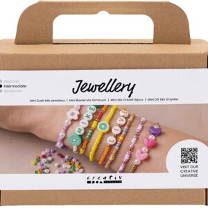 Mini DIY Mix Smykker, Farverige Armbånd