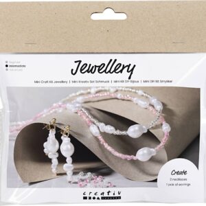 Mini Diy Kit Smykker - Halskæder Og øreringe - Glans - 1pk.