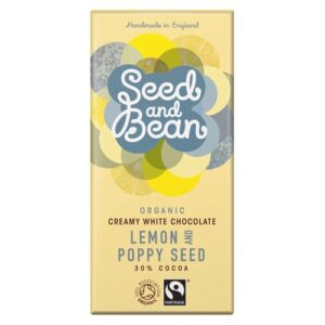 Seed & Bean Hvid Chokolade med Lemon & Birkes Ø (85 gr)