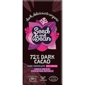 Seed & Bean Mørk chokolade 72% Økologisk - 75 g
