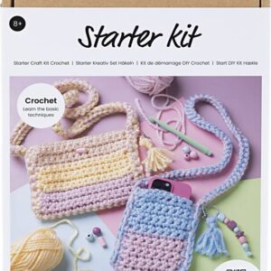 Start Diy Kit Hækle - Tasker - Assorterede Farver