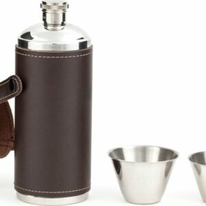 Termoflaske Med 2 Kopper - Rustfrit Stål 250 Ml