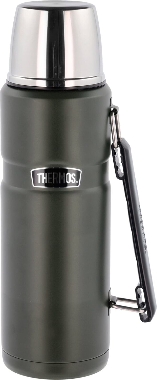 Termoflaske Stainless King 1,2 Liter Army Rustfrit Stål
