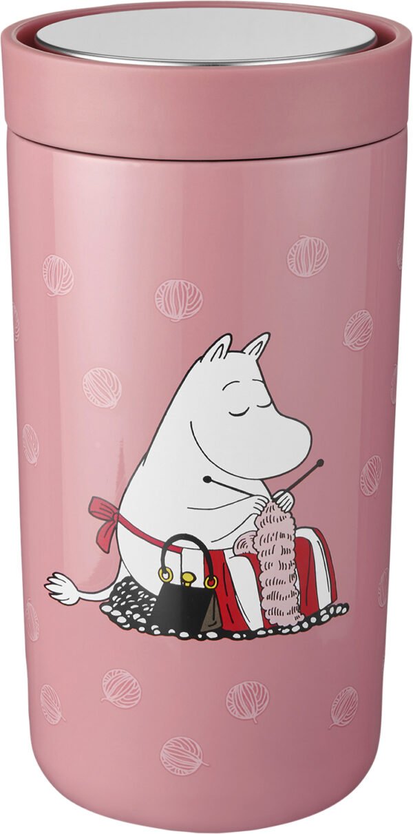 To Go Click Termokop 0.2 l. Moomin Knitting