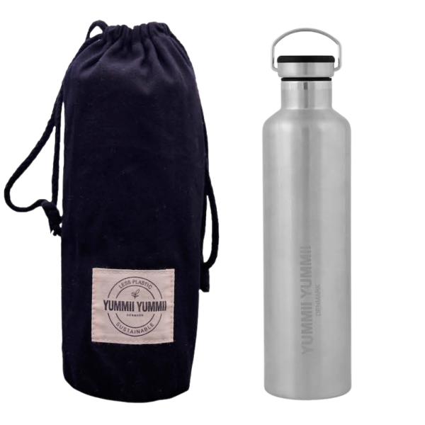 YUMMII YUMMII Thermo Bottle Black Bamboo Lid (1000 ml)